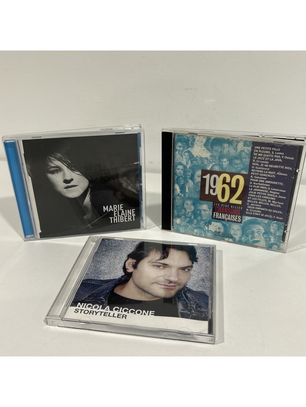Marie-Élaine Thibert Nicola Ciccone 1962 French Songs 3 CD Lot Canadian Music